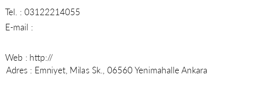 Volley Hotel Ankara telefon numaralar, faks, e-mail, posta adresi ve iletiim bilgileri